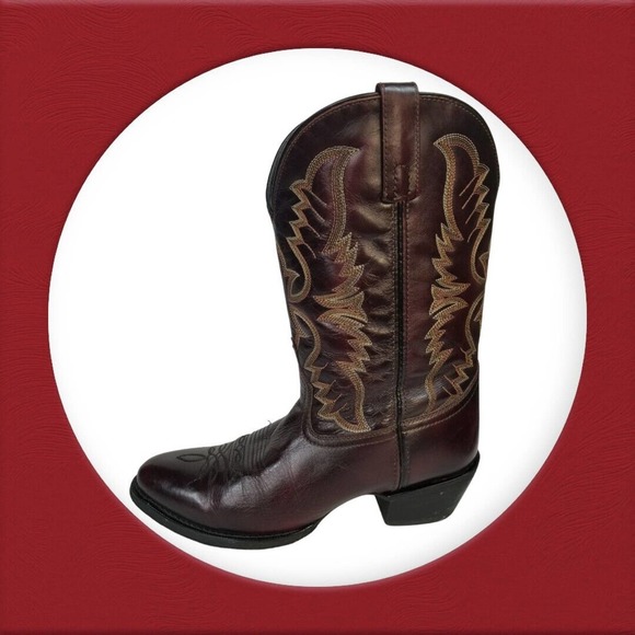 Laredo Men's Birchwood Black Cherry Boots 68458- Size 8.5 EW - Picture 10 of 16